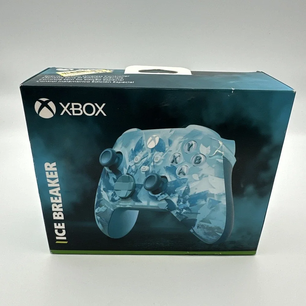Microsoft Xbox Wireless Controller Ice Breaker Blue/White Bluetooth Textured